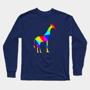 Colorful giraffe Long Sleeve T-Shirt